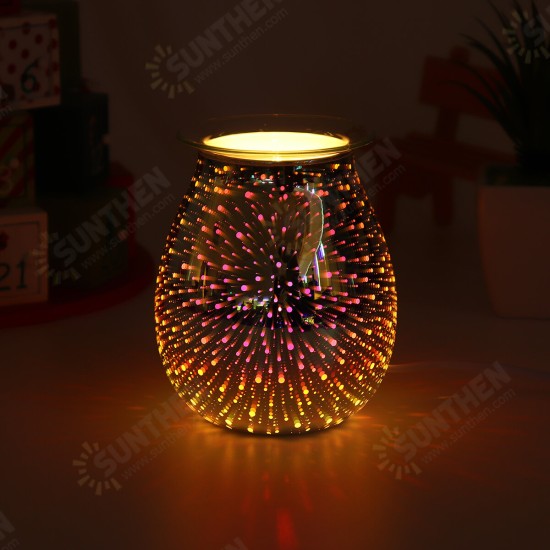 3D Glass Electric Aromatherapy Lamp Fine-tuning Home Aromatherapy Machine