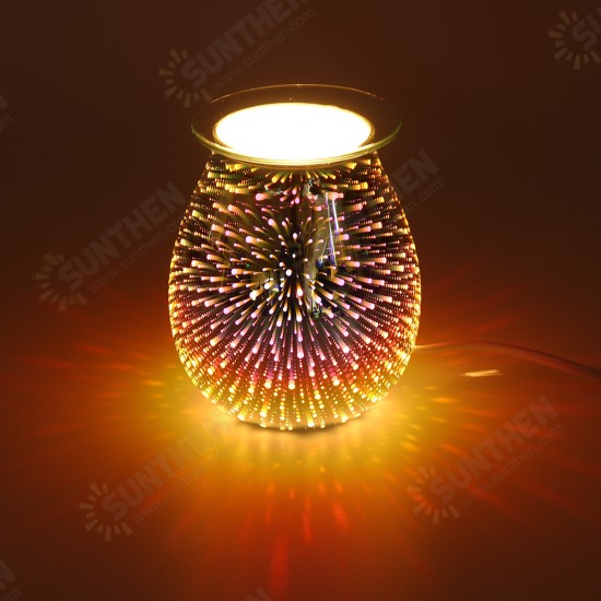 3D Glass Electric Aromatherapy Lamp Fine-tuning Home Aromatherapy Machine