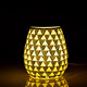 3D Glass Electric Aromatherapy Lamp Triangle Pattern Warm White Lights Home Aromatherapy Light