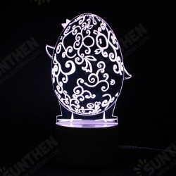 3D Illusion Easter Egg Rabbit LED Night Light USB Colorful Table Desk Lamp Holiday Decor DC5V 3D Illusion Easter Egg Rabbit LED Night Light USB Colorful Table Desk Lamp Holiday Decor DC5V