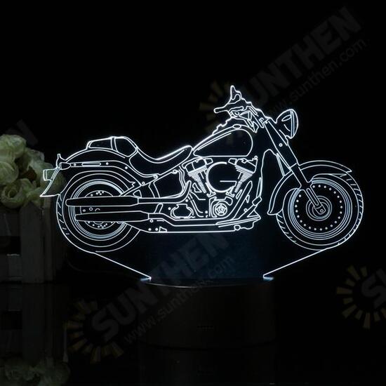 3D Illusion Motorcycle LED Desk Lamp 7 Color Change Touch Switch Night Light 3D Illusion Motorcycle LED Desk Lamp 7 Color Change Touch Switch Night Light