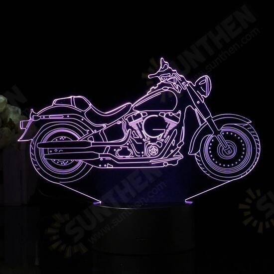 3D Illusion Motorcycle LED Desk Lamp 7 Color Change Touch Switch Night Light 3D Illusion Motorcycle LED Desk Lamp 7 Color Change Touch Switch Night Light