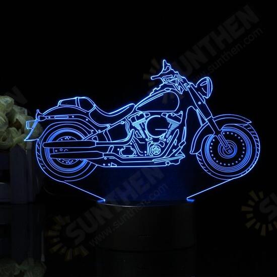 3D Illusion Motorcycle LED Desk Lamp 7 Color Change Touch Switch Night Light 3D Illusion Motorcycle LED Desk Lamp 7 Color Change Touch Switch Night Light