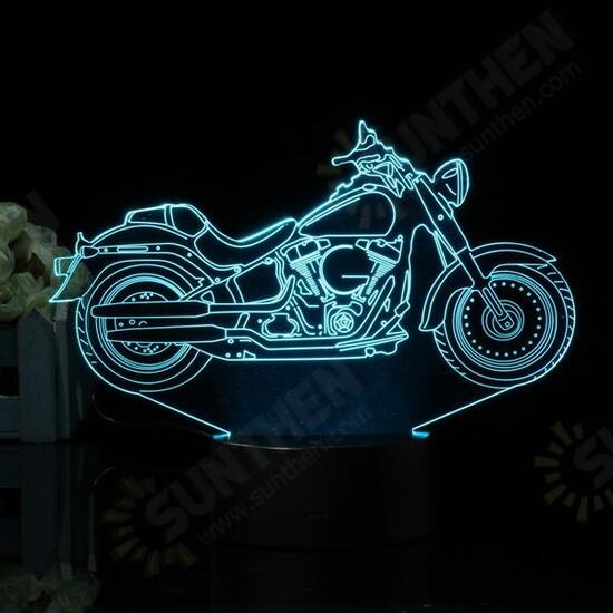 3D Illusion Motorcycle LED Desk Lamp 7 Color Change Touch Switch Night Light 3D Illusion Motorcycle LED Desk Lamp 7 Color Change Touch Switch Night Light