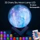 3D Magical Lunar Moon Lamp USB LED Night Light Touch Sensor Galaxy Sky Moonlight