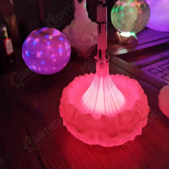 3D Print 16 Colour Saturn Rocket Lamp USB LED Kids Night Light Dimmable Touch Control+Remote Control 3D Print 16 Colour Saturn Rocket Lamp USB LED Kids Night Light Dimmable Touch Control+Remote Control