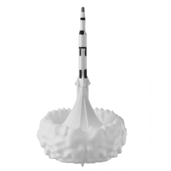 3D Print 16 Colour Saturn Rocket Lamp USB LED Kids Night Light Dimmable Touch Control+Remote Control