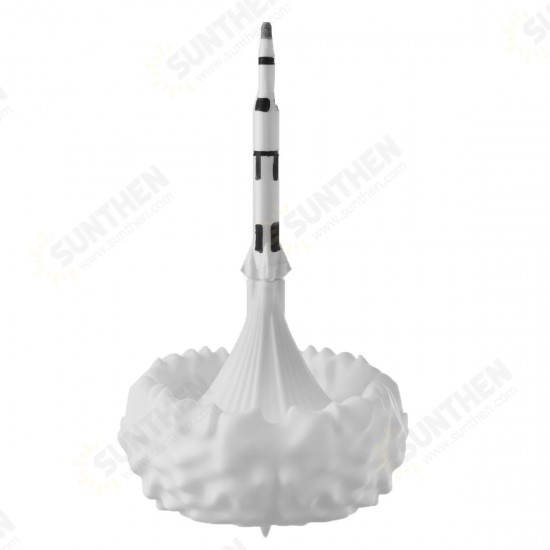 3D Print 16 Colour Saturn Rocket Lamp USB LED Kids Night Light Dimmable Touch Control+Remote Control