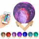 3D Printing Moon Lamp Space LED Night Light Remote Control / Touch/ Pat Contorl Lamp USB Charge Valentine Gift