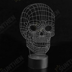 3D Skull Illusion LED Table Desk Light USB 7 Color Changing Night Lamp Home Decor 3D Skull Illusion LED Table Desk Light USB 7 Color Changing Night Lamp Home Decor