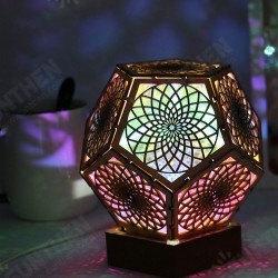 3D USB Projector Bohemian Style Romantic Colorful Lamp Night Lights Lamp Decor for Children's Room Bedroom Sleep Starlight 3D USB Projector Bohemian Style Romantic Colorful Lamp Night Lights Lamp Decor for Children's Room Bedroom Sleep Starlight