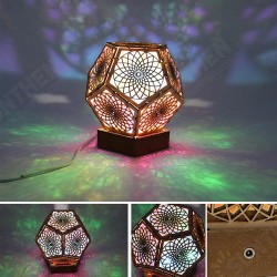 3D USB Projector Bohemian Style Romantic Colorful Lamp Night Lights Lamp Decor for Children's Room Bedroom Sleep Starlight 3D USB Projector Bohemian Style Romantic Colorful Lamp Night Lights Lamp Decor for Children's Room Bedroom Sleep Starlight