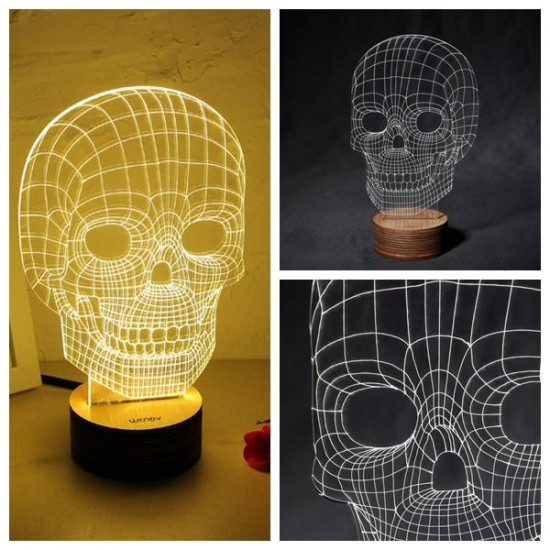 3D Visual LED Small Table Night Light For Holiday Valentine's Day
