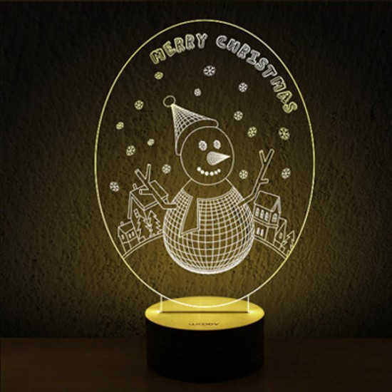 3D Visual LED Small Table Night Light For Holiday Valentine's Day