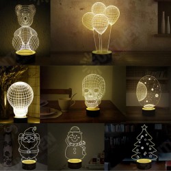 3D Visual LED Small Table Night Light For Holiday Valentine's Day 3D Visual LED Small Table Night Light For Holiday Valentine's Day