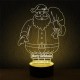 3D Visual LED Small Table Night Light For Holiday Valentine's Day