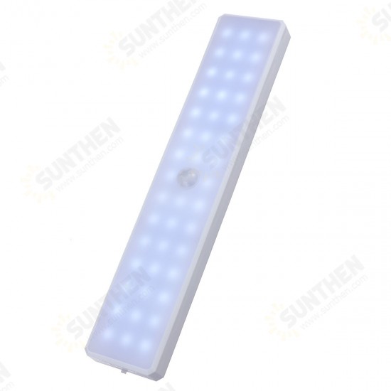 3PCS 6500K 44LEDs Motion Sensor Light 750mAh USB Rechargeable Magnetic Sticker Lamp