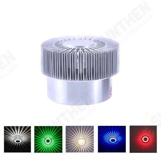 3W Creative Flower Shape 5 Color Light Options LED Porch Wall Light Home Bar Decorative Light