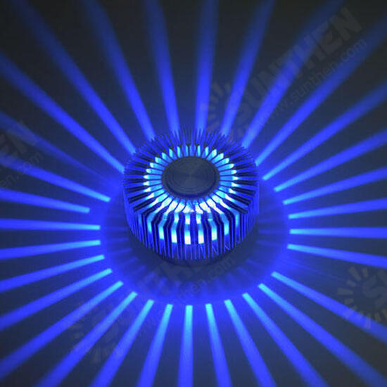 3W Creative Flower Shape 5 Color Light Options LED Porch Wall Light Home Bar Decorative Light 3W Creative Flower Shape 5 Color Light Options LED Porch Wall Light Home Bar Decorative Light