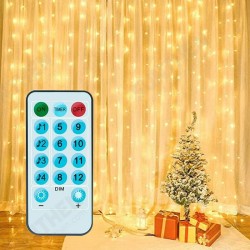 3X3M300 GYTF Curtain Lights with Sound Activated USB Powered LED Fairy Lights Remote Sync-to-Music Setting 8 Mode Hanging Light for Bedroom Wedding 3X3M300 GYTF Curtain Lights with Sound Activated USB Powered LED Fairy Lights Remote Sync-to-Music Setting 8 Mode Hanging Light for Bedroom Wedding