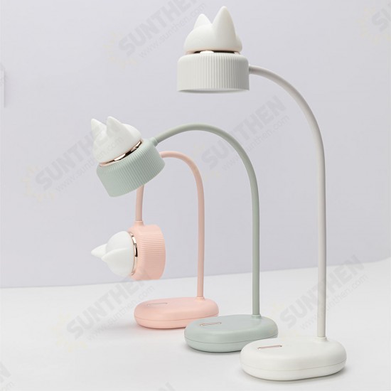 3life Flexible LED Desk Light Three-Gear Adjustable Cat Reading Night Light Table Lamp from