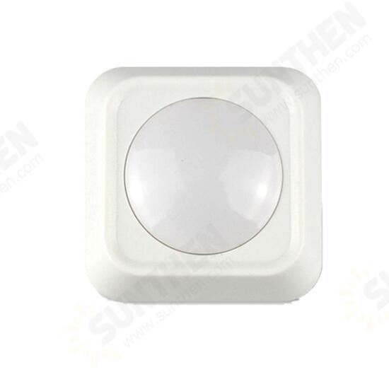 3pcs / 6pcs Colorful Remote Control Pat Night Light for Wardrobe Kitchen Bedroom Cabinet Square Shape