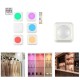 3pcs / 6pcs Colorful Remote Control Pat Night Light for Wardrobe Kitchen Bedroom Cabinet Square Shape 3pcs / 6pcs Colorful Remote Control Pat Night Light for Wardrobe Kitchen Bedroom Cabinet Square Shape