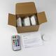 3pcs / 6pcs Colorful Remote Control Pat Night Light for Wardrobe Kitchen Bedroom Cabinet Square Shape 3pcs / 6pcs Colorful Remote Control Pat Night Light for Wardrobe Kitchen Bedroom Cabinet Square Shape