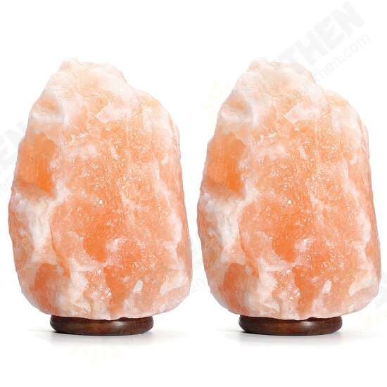 40 X 20CM Natural Himalayan Ionic Air Purifier Rock Crystal Salt Lamp Table Night Light