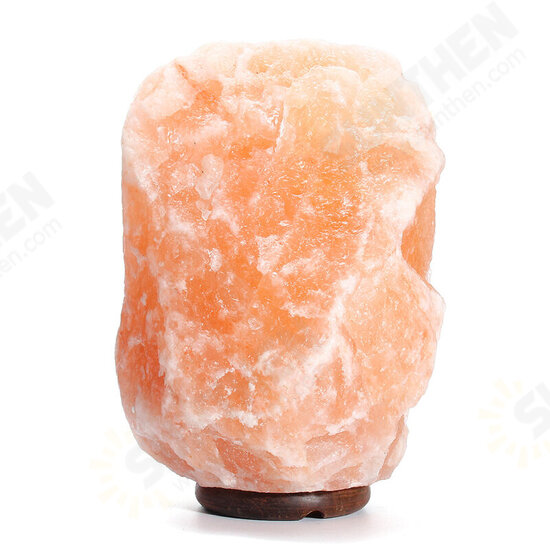 40 X 20CM Natural Himalayan Ionic Air Purifier Rock Crystal Salt Lamp Table Night Light