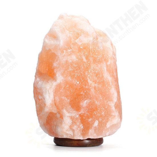 40 X 20CM Natural Himalayan Ionic Air Purifier Rock Crystal Salt Lamp Table Night Light