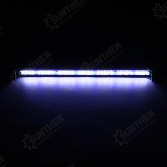 40cm 39 LED Fish Tank Aquarium Light White Blue Lamp Clip on Waterproof Bar AC110-240V