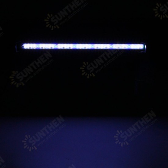 40cm 39 LED Fish Tank Aquarium Light White Blue Lamp Clip on Waterproof Bar AC110-240V