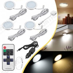 4pcs 12V LED Recessed Down Cabinet Light RV Ceiling Roof Camper Trailer Boat Lamp 4pcs 12V LED Recessed Down Cabinet Light RV Ceiling Roof Camper Trailer Boat Lamp