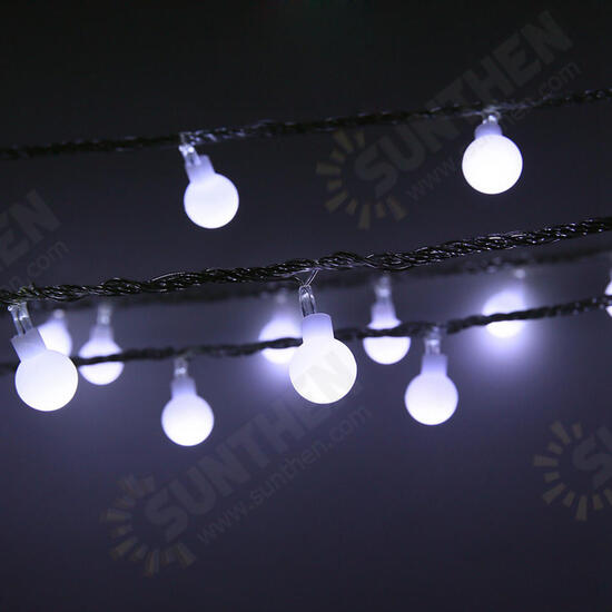 50 LED Solar Lamps LED String Fairy Lights Garland Christmas Lights For Wedding Garden Party Decor Outdoor 3XAA Battery Powered Led Globe String Light 50 LED Solar Lamps LED String Fairy Lights Garland Christmas Lights For Wedding Garden Party Decor Outdoor 3XAA Battery Powered Led Globe String Light