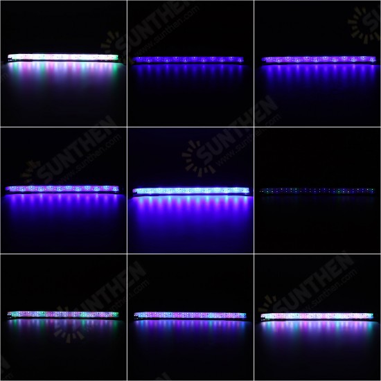 52CM Super Slim RGB LED Aquarium Lighting Aquatic Plant Light Fish Tank Lamp Waterproof Clip on Lamp for Fish Tank