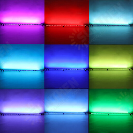 57/62/72/82/92/112CM RGB LED Aquarium Fish Tank Light Bluetooth APP Control