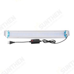 58.5CM Aluminum Adjustable LED Aquarium Light Fish Tank Panel Lamp Blue+White AC220V 58.5CM Aluminum Adjustable LED Aquarium Light Fish Tank Panel Lamp Blue+White AC220V