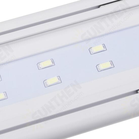 58.5CM Aluminum Adjustable LED Aquarium Light Fish Tank Panel Lamp Blue+White AC220V 58.5CM Aluminum Adjustable LED Aquarium Light Fish Tank Panel Lamp Blue+White AC220V