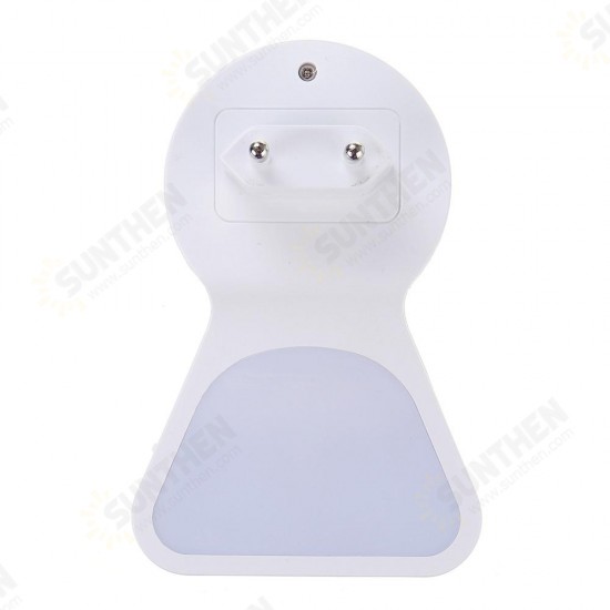 5A 9 LED Plug Socket Lamp Plug-in Wall Hallway Night Light USB Charging US/EU Plug