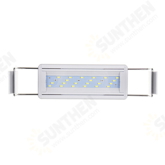 5W LED Fish Tank Light 20CM Aquarium Bracket Clip Light Aquarium Lighting Extendable Aquatic Plant Light for 20-30cm Fish Tank