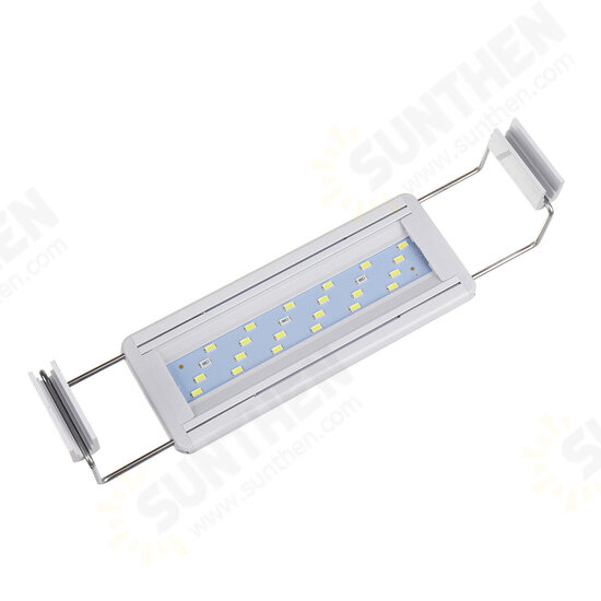 5W LED Fish Tank Light 20CM Aquarium Bracket Clip Light Aquarium Lighting Extendable Aquatic Plant Light for 20-30cm Fish Tank