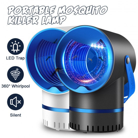 5W USB Electric Mosquito Insect Killer Trap Lamp Bug Zapper Pest LED Night Light DC5V