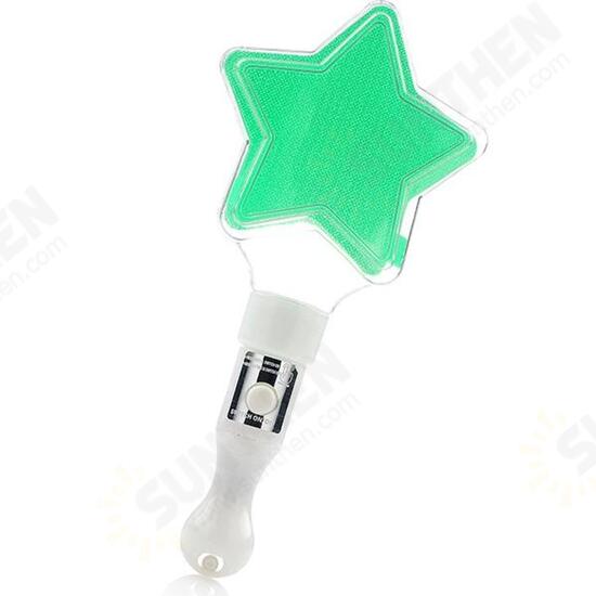 5pcs Star Glowing LED Stick Lights for Christmas Party Vocal Concert Performace Support Props