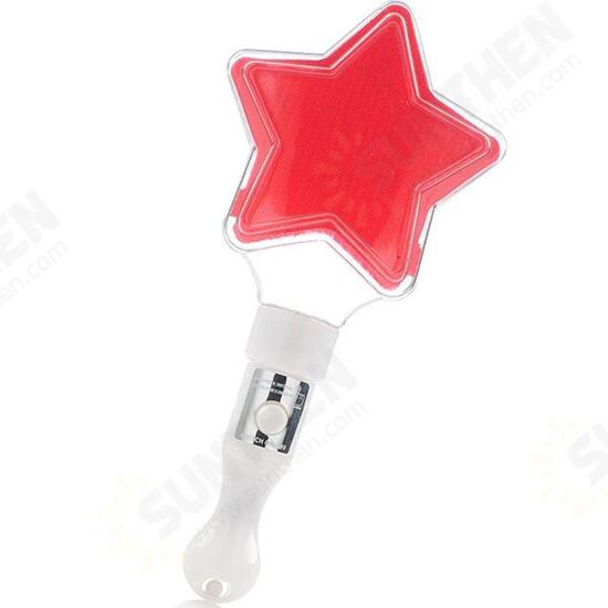 5pcs Star Glowing LED Stick Lights for Christmas Party Vocal Concert Performace Support Props