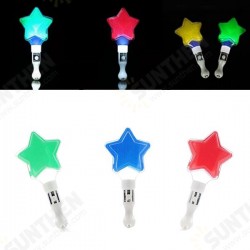 5pcs Star Glowing LED Stick Lights for Christmas Party Vocal Concert Performace Support Props 5pcs Star Glowing LED Stick Lights for Christmas Party Vocal Concert Performace Support Props