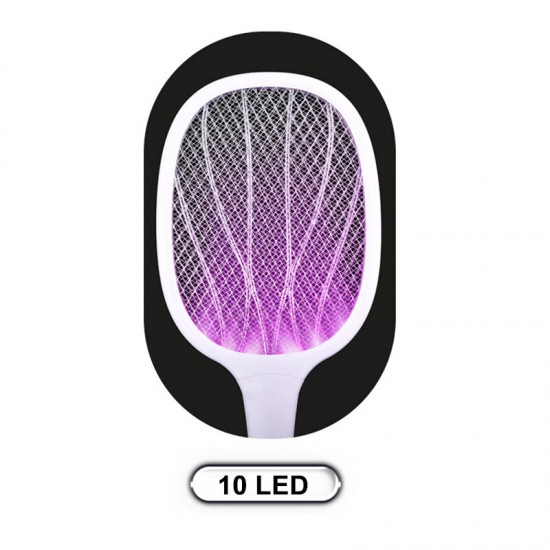 6 LED Handheld Electric Killing Fly Bug Trap LED Lamp UV Light USB Rechargeable