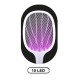 6 LED Handheld Electric Killing Fly Bug Trap LED Lamp UV Light USB Rechargeable