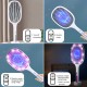 6 LED Handheld Electric Killing Fly Bug Trap LED Lamp UV Light USB Rechargeable