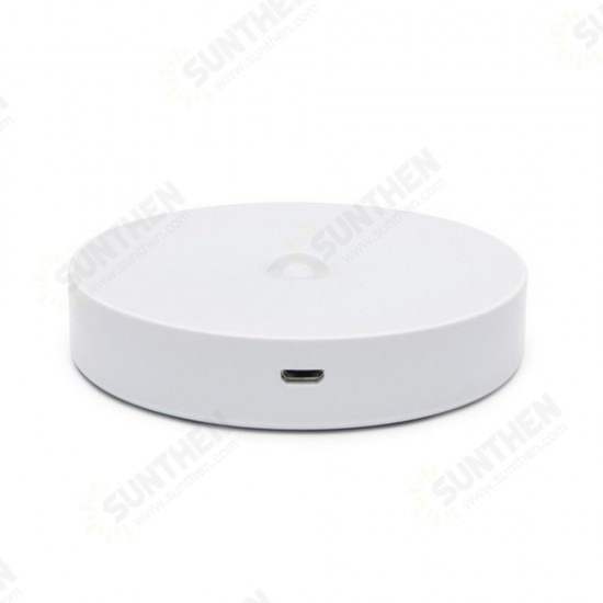 6 LED USB Rechargeable PIR Motion Sensor Light Control LED Night Lamp Magnet Wall Light for Cabinet Bedside